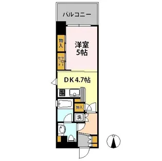 藤和シティスクエア三鷹駅前【604号室】の間取り