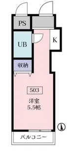 トップ東高円寺【5階】の間取り