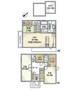 東京都杉並区和泉2丁目【一戸建】の間取り