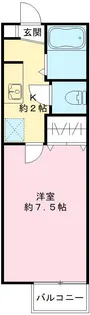 パークハイム【101号室号室】の間取り