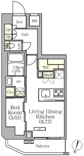 ARKMARK世田谷砧【5階】の間取り