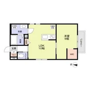 プレジオ明大前【2階】の間取り