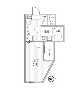 T’S CUORE西武柳沢【1階】の間取り