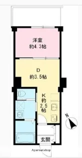 つむぎの杜 西荻みなみ【3階】の間取り