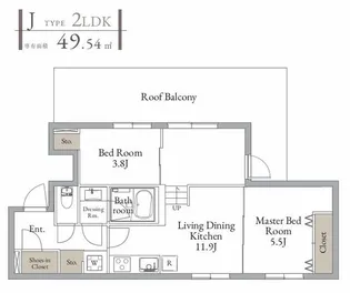 LIVEFLAT西荻窪【3階】の間取り
