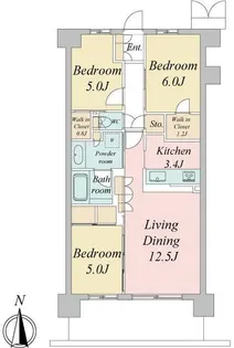 トラープランド蒼麗館【6階】の間取り