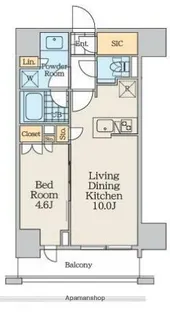 クレストコート中野富士見町【7階】の間取り