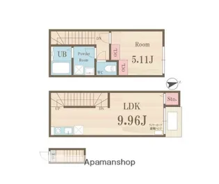 プライムガーデン武蔵小金井【2階】の間取り