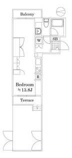 朝日マンション西永福【1階】の間取り