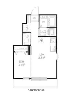 CASA SIMPATIA小金井【1階】の間取り