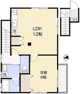 LA PIERRE(ラ ピエール)【1階】の間取り