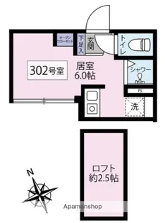 CRESTA松陰【3階】の間取り