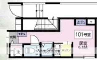 CRESTA松陰【1階】の間取り