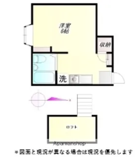 コーポ竹田【2階】の間取り
