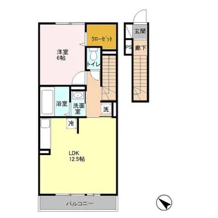 グランモア千歳烏山【1階】の間取り