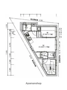 スワンクロスビル【2階】の間取り
