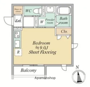MOCXION KYODO【1階】の間取り