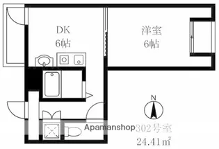 K2フラット【3階】の間取り