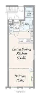 GRAN PASEO三宿Ⅱ【3階】の間取り