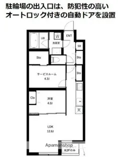 COEUR BLANC西荻窪【2階】の間取り