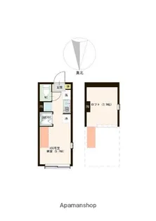 ハーモニーテラス都立家政【1階】の間取り