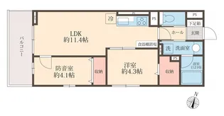 LIBERTE井草【3階】の間取り