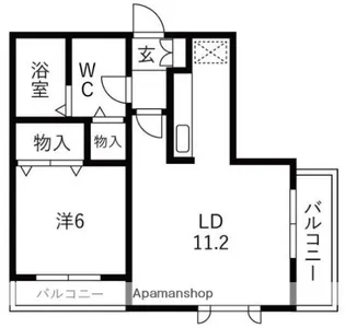 ASOBI−PALACE 新高円寺【3階】の間取り