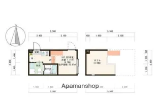 東京都練馬区関町北2丁目【アパート】の間取り