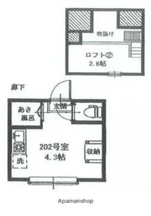 アーバンプレイス南阿佐ヶ谷ⅡA【2階】の間取り