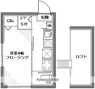 PLAISIR東高円寺【1階】の間取り