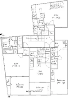 FONS LUCIS IZUMI【3階】の間取り