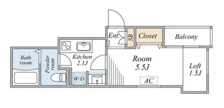 ラ・ソラリス【2階】の間取り