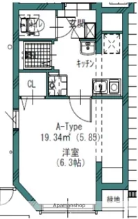 GREW KOENJI RESIDENCE【1階】の間取り