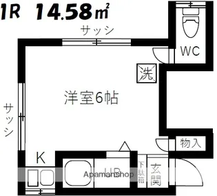 パルハウス【2階】の間取り