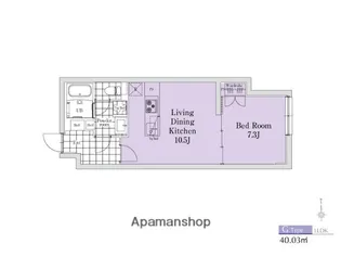 EXAM新中野Ⅱ【2階】の間取り