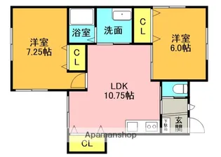 シエル西荻北【1階】の間取り