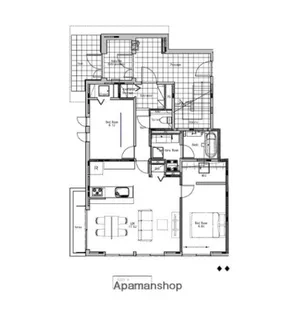 LA VIE RADIEUSE【1階】の間取り