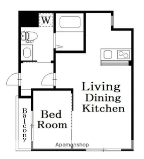 リッツ関町【1階】の間取り