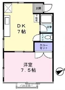 ロイヤルKハウス【3階】の間取り