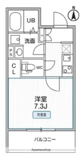 THE PALES MUSE 新江古田【1階】の間取り