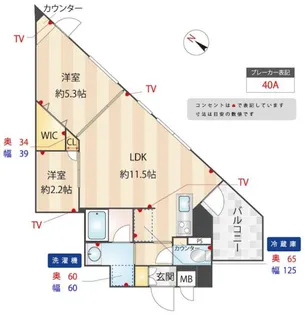 ZOOM練馬高野台【2階】の間取り