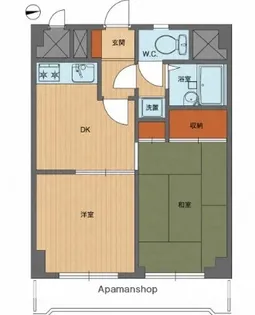 ライオンズガーデン新宿【5階】の間取り