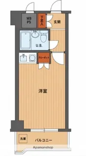 ライオンズガーデン新宿【3階】の間取り