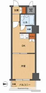 ライオンズガーデン新宿【3階】の間取り