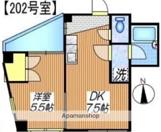 セイントパーク【2階】の間取り