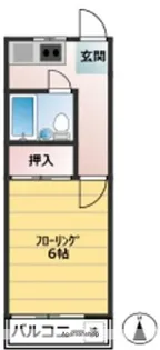 ザ・レジデンス中野【1階】の間取り