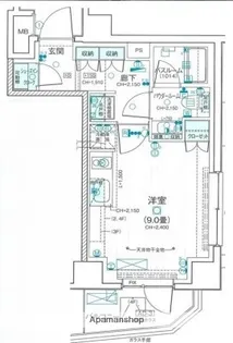 デュオステージ武蔵関【3階】の間取り