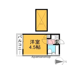 ライフピアノース【2階】の間取り