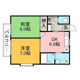 グランシャリオ【1階】の間取り