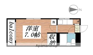 ドーム吉祥寺【1階】の間取り